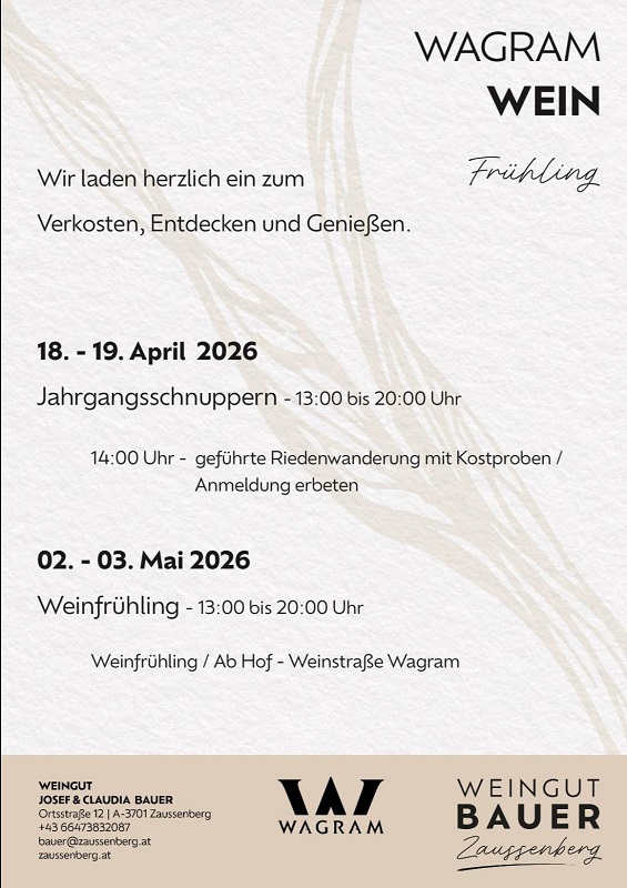Weinfrühling 2026